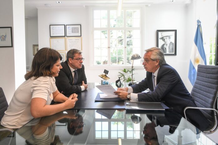 Alberto Fernández y Germán Martínez Alberto Fernández y Germán Martínez