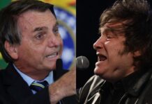 Cónclave de delirantes: Milei y Bolsonaro acordaron una alianza contra la «unión soviética latinoamericana» Bolsonaro Milei