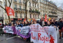 Francia 8 de marzo: las mujeres protagonizan la jornada masiva de huelga contra la reforma de Macron