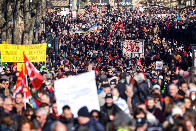 Huelga general en Francia