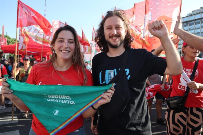 #8M: Manuela Castañeira, el Nuevo MAS y Las Rojas en el Paro Internacional Feminista CABA