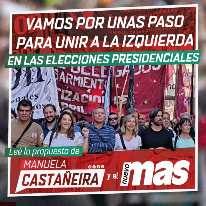 “Llamamos a unas PASO para unificar a la izquierda en las elecciones presidenciales”