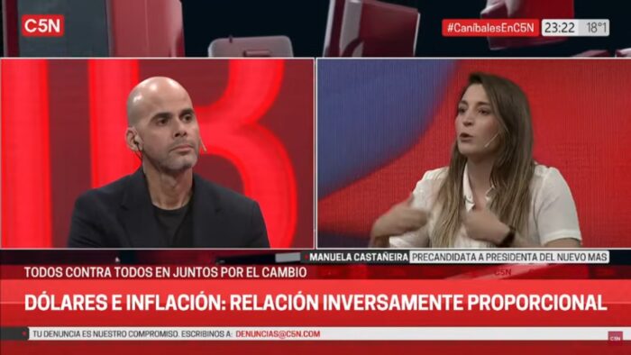 Manuela Castañeira: «un salario mínimo de 500 mil pesos es una medida de soberanía»