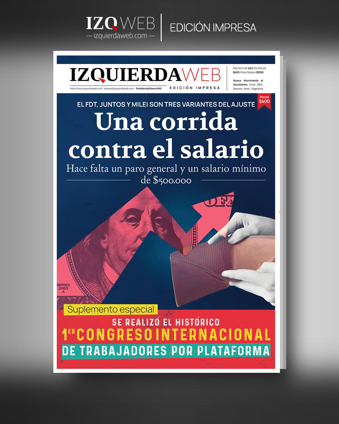 Una corrida contra el salario | Izquierda Web Edición Impresa 633