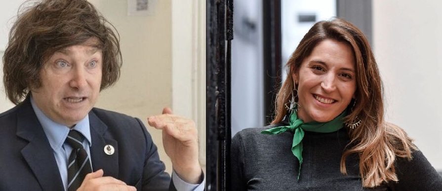 Manuela Castañeira: «la plataforma de Milei es una provocación golpista» Manuela Castañeira Javier Milei