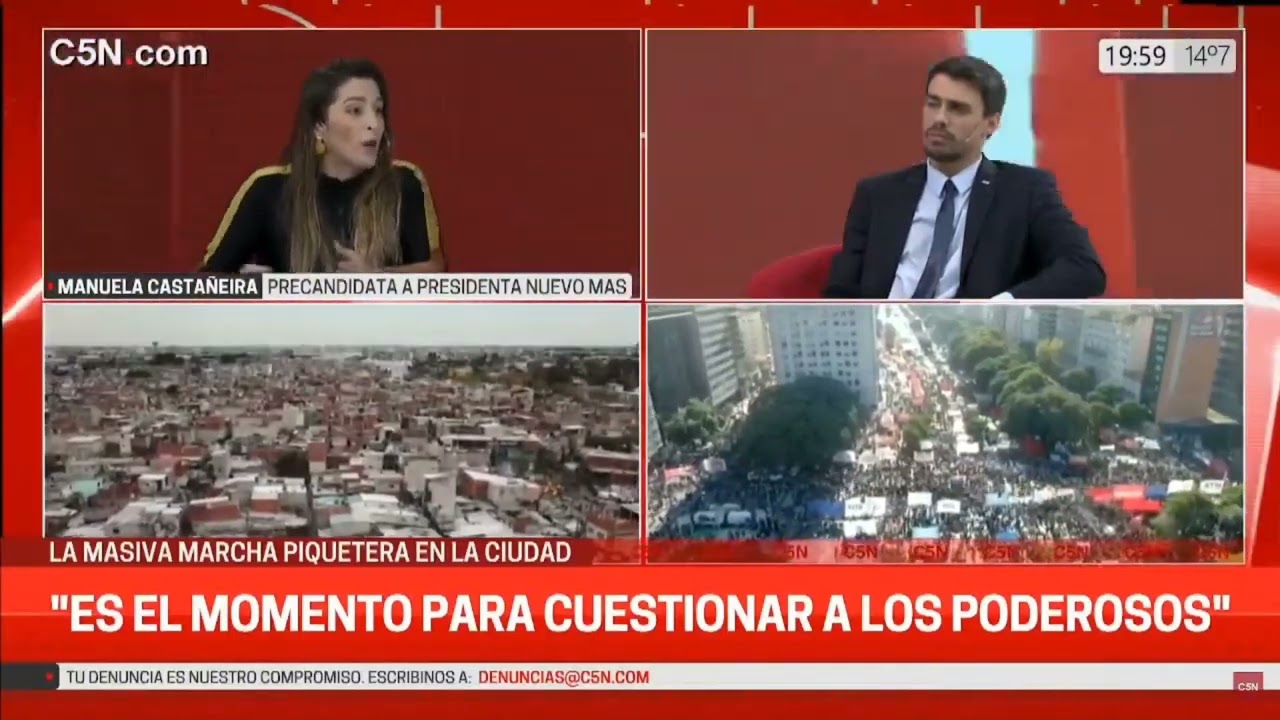 Manuela Castañeira: «Es el momento de cuestionar a los poderosos»