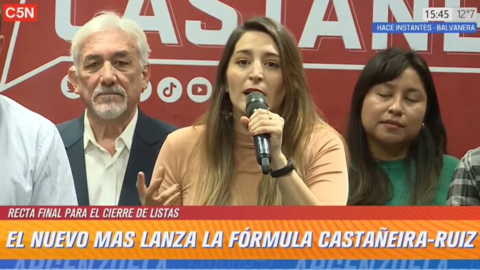 La candidatura de Manuela Castañeira en C5N: «esta elección va a ser histórica por la profundidad de la crisis argentina»
