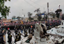 Perú: brutal represión a los manifestantes de la tercera «Toma de Lima» Perú Brutal represión