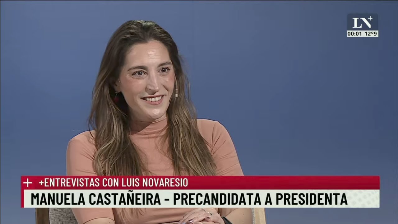Manuela Castañeira, mano a mano con Luis Novaresio en LN+