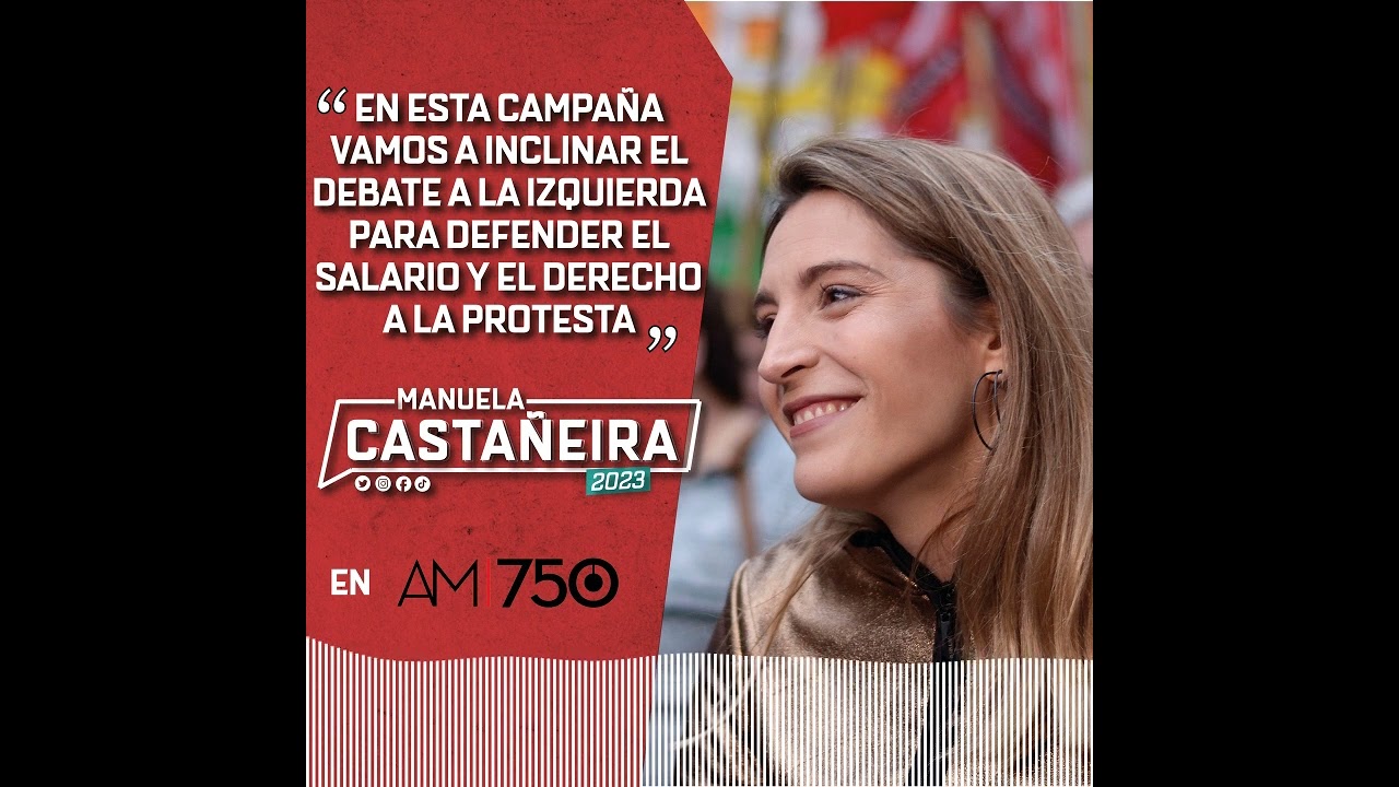 Manuela Castañeira: «En esta campaña vamos a correr el debate a la izquierda»