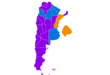 La elección distrito por distrito: Milei ganó en gran parte del país, peronismo y macrismo mantienen (pocos) bastiones mapa Resultados PASO 2023