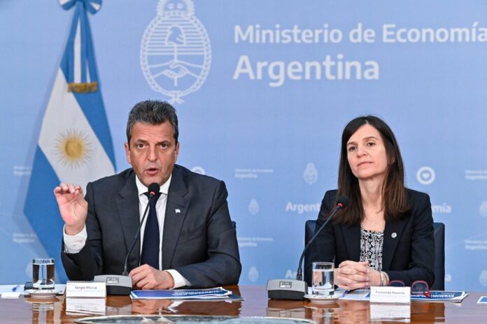 Sergio Massa y Fernanda Raverta Sergio Massa y Fernanda Raverta