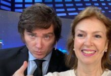 Cipayismo explícito: Diana Mondino asegura que se debe respetar la voluntad de los ‘kelpers’ en Malvinas Javier Milei y Diana Mondino