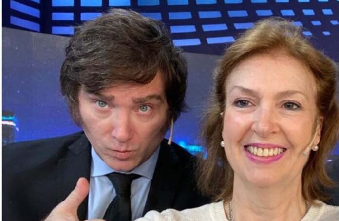 Javier Milei y Diana Mondino Javier Milei y Diana Mondino