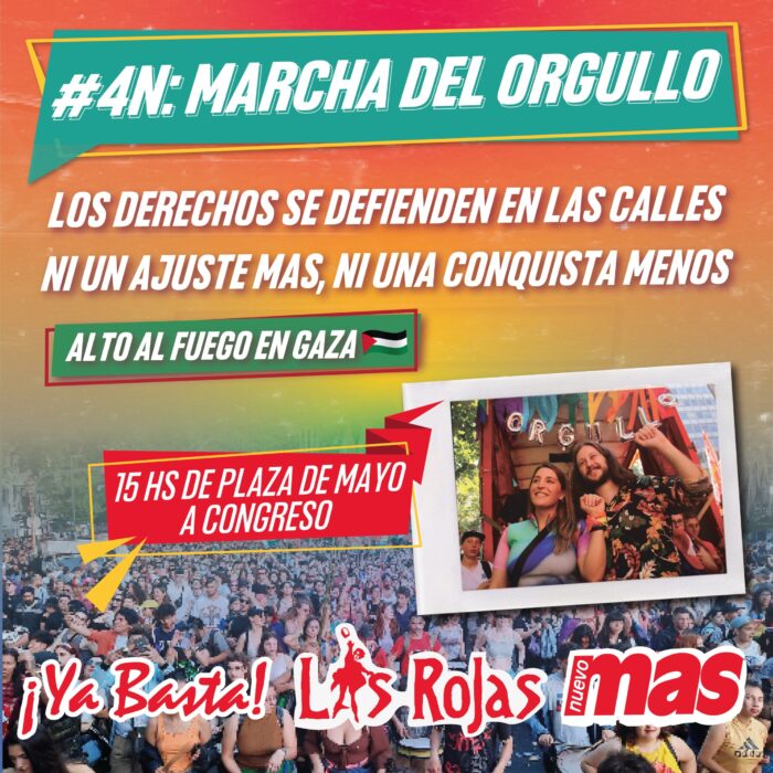 Los derechos se defienden en las calles: ni un ajuste más, ni una conquista menos Marcha del Orgullo
