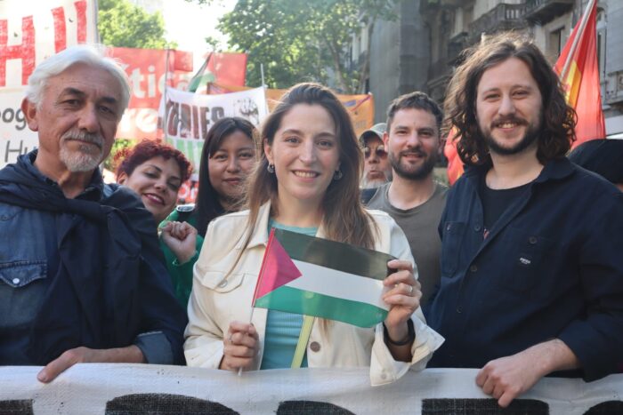 En defensa del pueblo palestino: marcha a la embajada de Israel contra el genocidio defensa del pueblo palestino