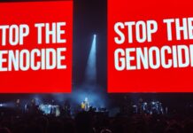 «Paren el genocidio»: el mensaje por Palestina en el recital de Roger Waters pese al intento de censura sionista Roger Waters Palestina Argentina