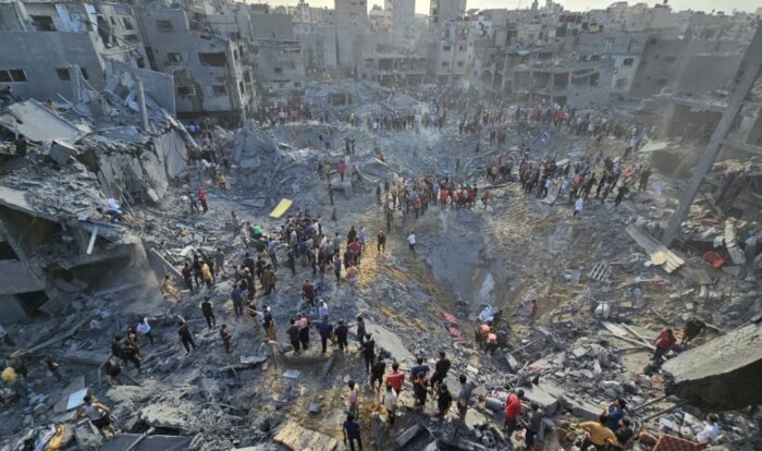 Genocidio sionista: Israel mató a 145 palestinos del campo de refugiados Yabalia Yabalia