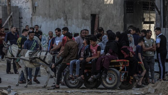 Desplazamiento de palestinos