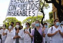 Un contundente paro nacional de sanidad exigió recomposición salarial Paro sanidad