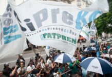 “Si dicen que no hay plata para salarios, ¡queremos ver los balances de las empresas!” Reclamo en prensa