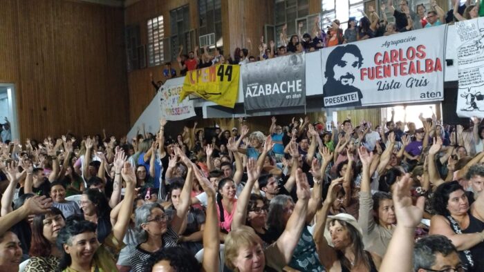 Elecciones en ATEN: gran elección del Frente Multicolor-Bermellón asambleas ATEN