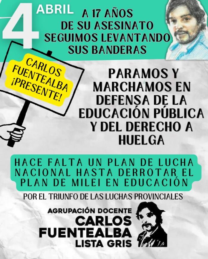 4 de abril Carlos Fuentealba 4 de abril Carlos Fuentealba