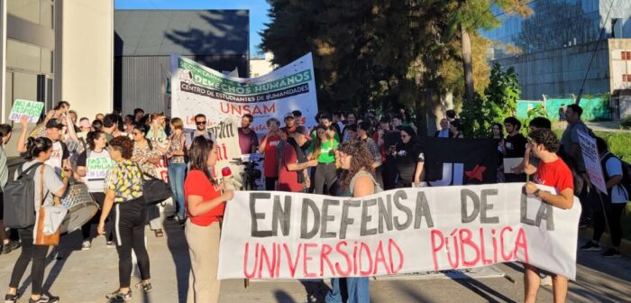 Gran ruidazo universitario en la UNSAM Ruidazo UNSAM