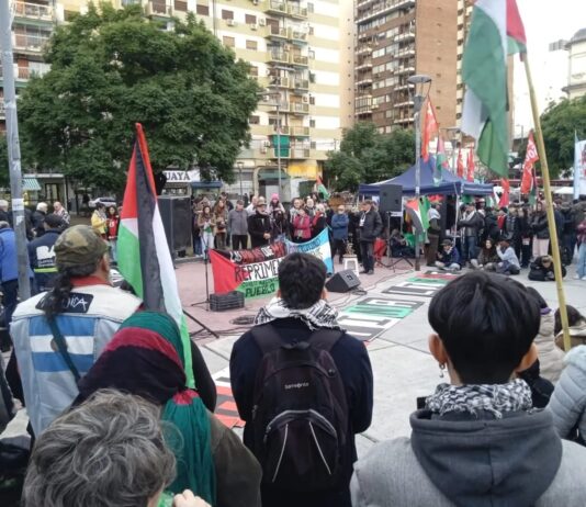 Exitosa jornada solidaria con Palestina y contra el genocidio sionista Jornada Palestina