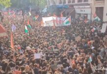 Multitudinaria movilización en París contra la masacre en Rafah París Rafah
