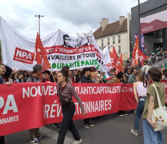 Primero de Mayo de solidaridad internacionalista en Francia Primero de Mayo Francia