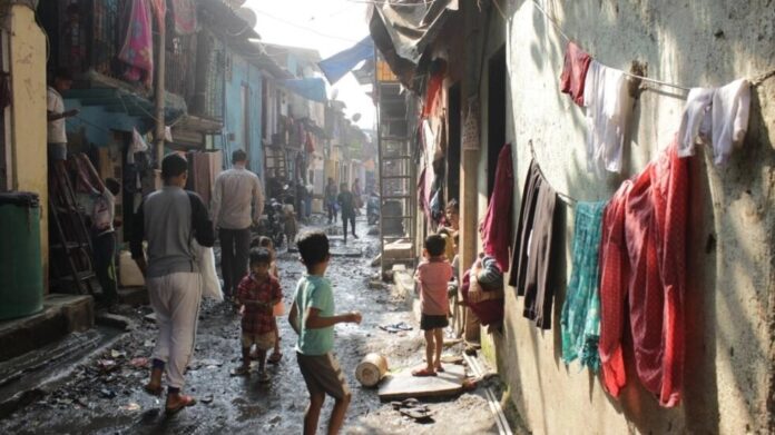 Barrio de Dharavi, Bombay India