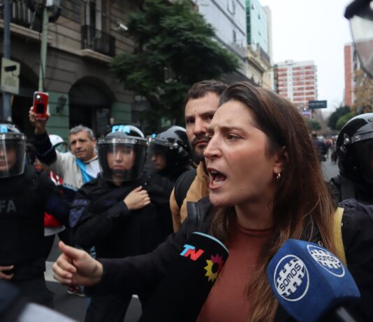 Manuela Castañeira en TN desde Congreso contra la Ley Bases Manuela Castañeira Congreso
