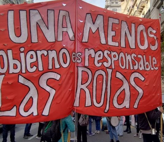 Ni Una Menos contra el gobierno que habilita la violencia con su discurso de odio Ni una menos