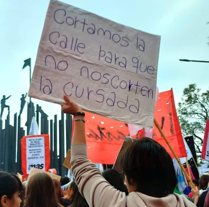 Lucha docentes universitarios de Córdob Universidad Córdoba