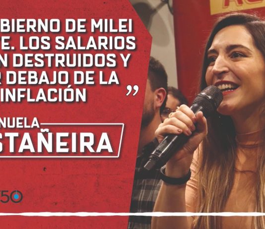 «Milei miente. Los salarios están destruidos» Manuela Castañeira en AM 750 con Brancatelli Manuela Castañeira Milei