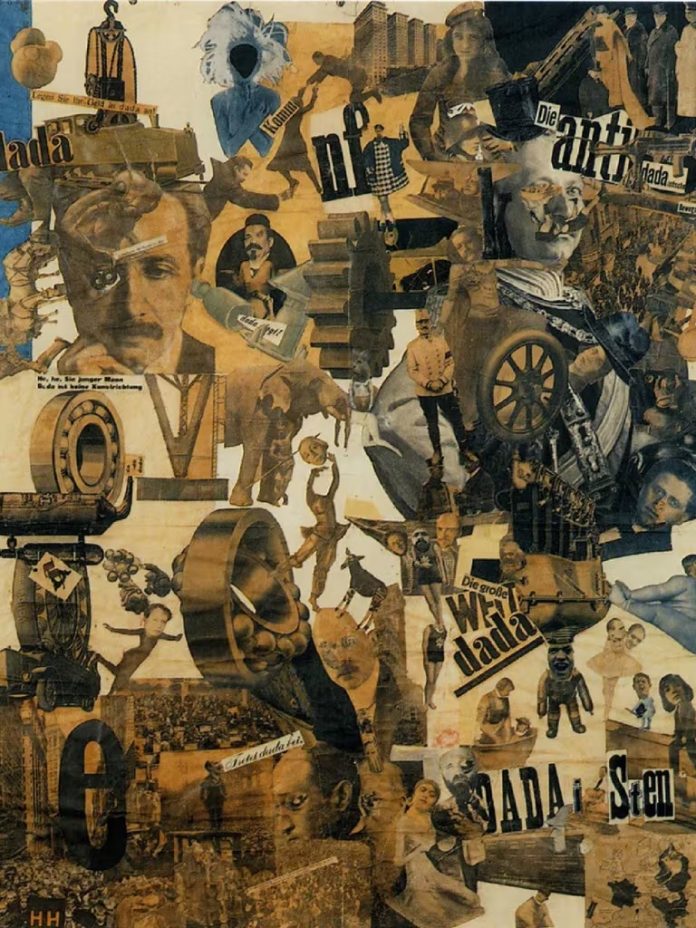 Hannah Höch Corte con cuchillo de cocina a través de la barriga cervecera de la República de Weimar 1920