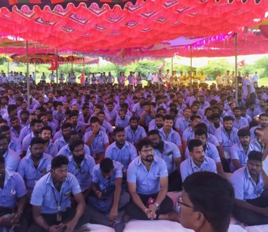 Los trabajadores de Samsung en la India paran la producción de electrodomésticos Samsung La India