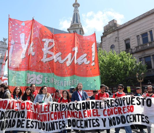 Vergüenza nacional: el Congreso avala el veto al Financiamiento Universitario marcha veto Milei