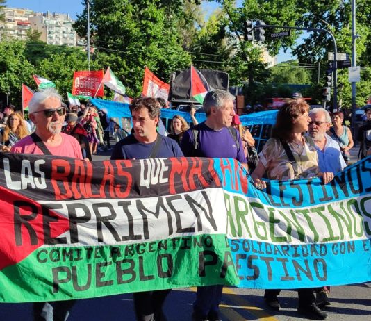 Movilización a la embajada de Estados Unidos en Buenos Aires, contra el armamento al genocidio en Gaza Argentina solidaridad con Palestina