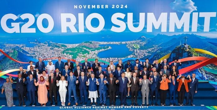 19.11.2024 - Foto oficial do Desenvolvimento Sustentável e Transição Energética do G20 G20 en Río de Janeiro