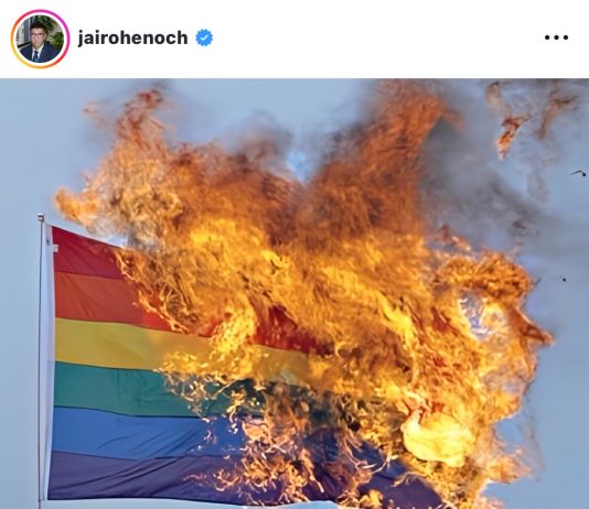 Repudiamos la violencia mileísta contra la comunidad LGBTIQNB Jairo Henoch Guzmán