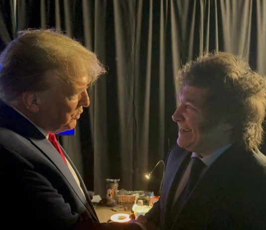 Milei se arrastra frente a Trump Milei Trump