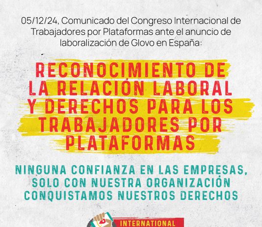 Glovo anuncia el reconocimiento de la relación laboral de los repartidores en España Glovo