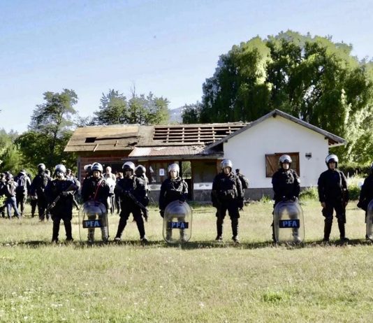 Bullrich y la Justicia Federal desalojan a la comunidad mapuche Lof Paillako Lof Paillako