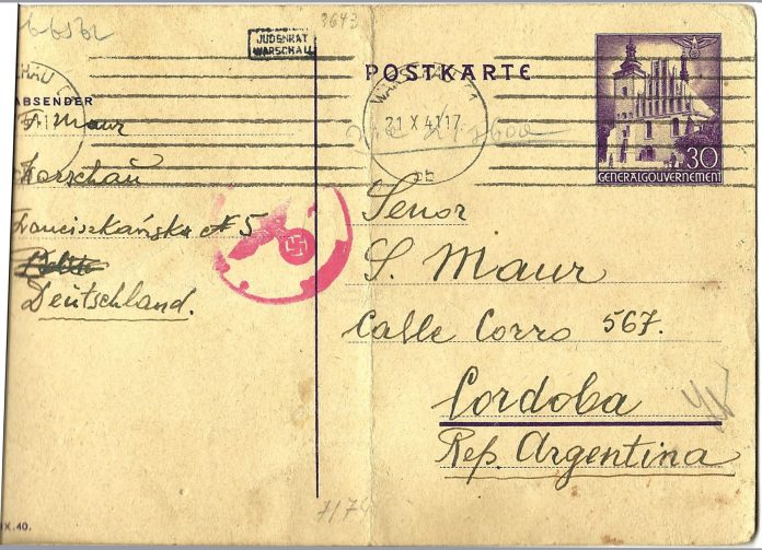 cartas gueto de Varsovia