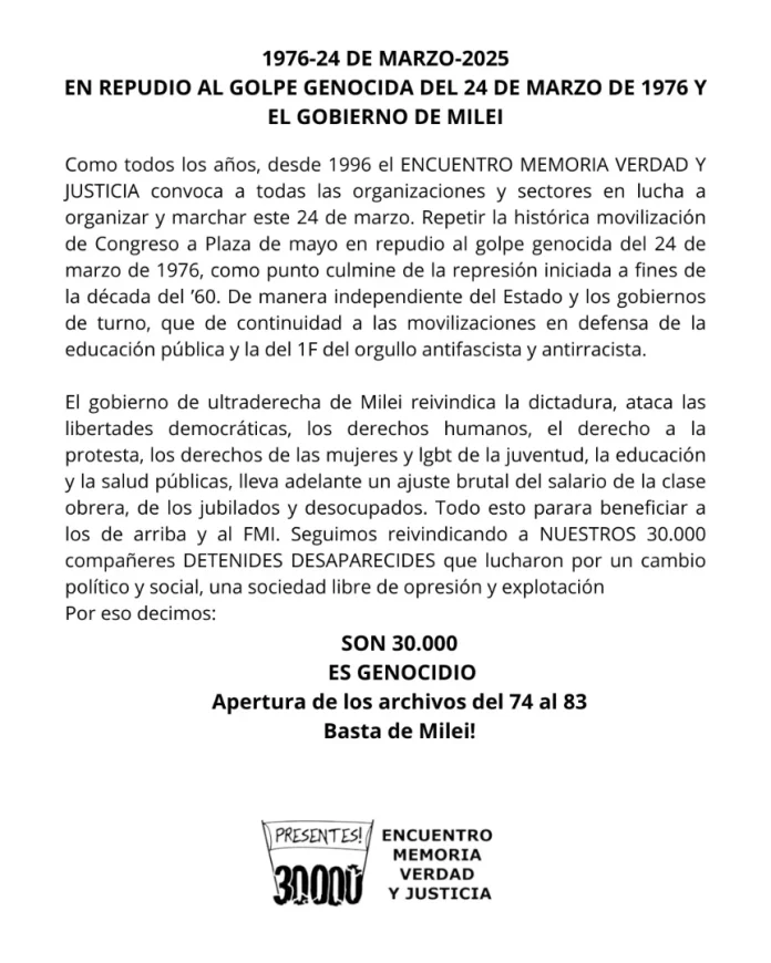 Encuentro Memoria verdad y justicia Encuentro Memoria Verdad y Justicia