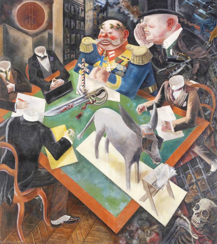 George-Grosz-The-Eclipse-of-the-Sun Geopolítica trumpismo
