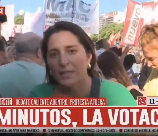 Manuela Castañeira en Crónica TV: «las calles exigen que Bullrich se vaya» Castañeira Bullrich