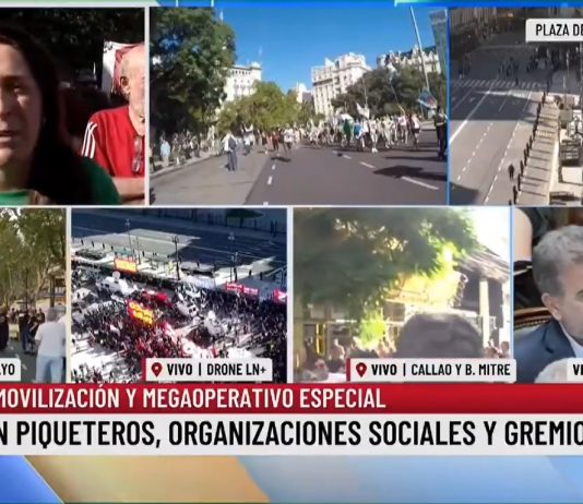 Manuela Castañeira en La Nación+: «la única respuesta de este gobierno a la movilización es la violencia» jubilados fmi